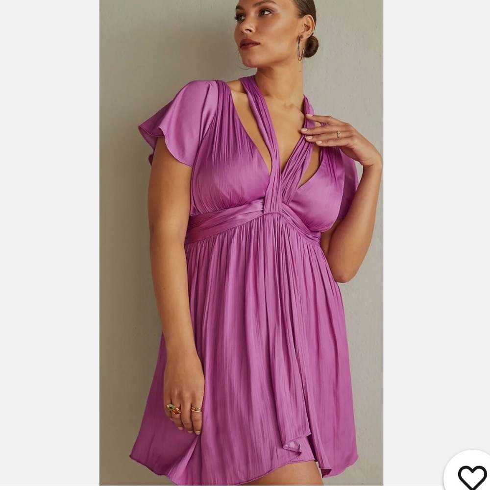 Anthropologie Purple Women's Dress